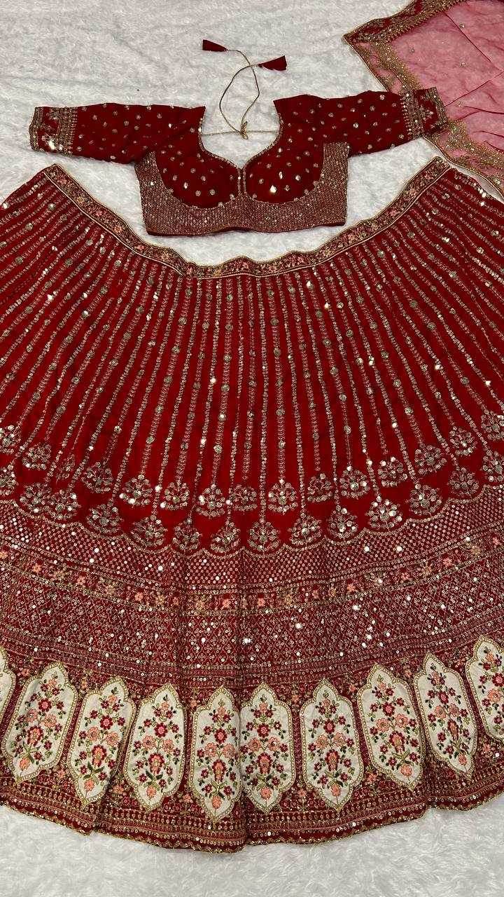 Rangoli Silk Embroidered Sequins Lehenga - MYLUXURY LANE ENTERPRISE